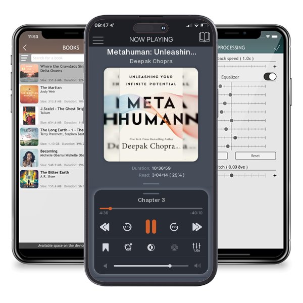 Download fo free audiobook Metahuman: Unleashing Your Infinite Potential by Deepak Chopra and listen anywhere on your iOS devices in the ListenBook app.