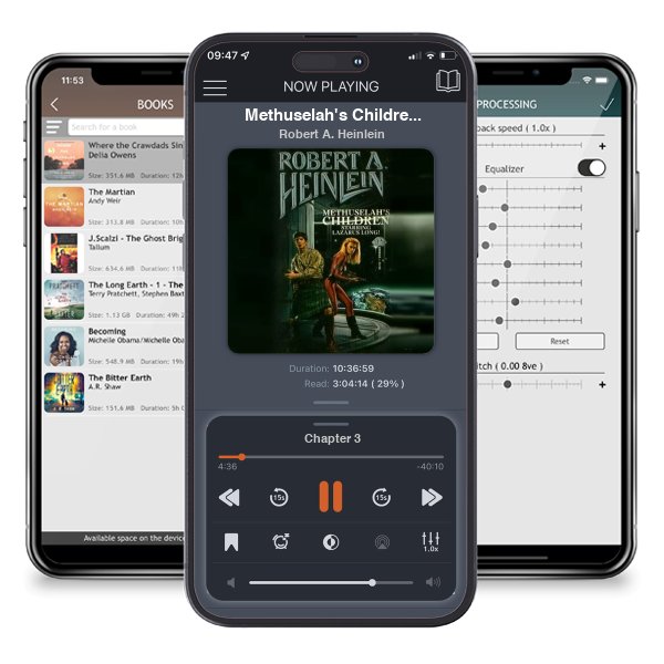 Download fo free audiobook Methuselah\'s Children by Robert A. Heinlein and listen anywhere on your iOS devices in the ListenBook app.