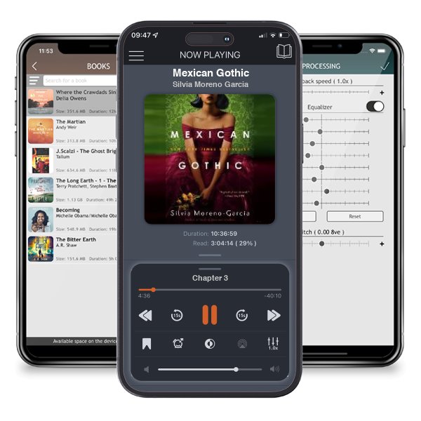 Download fo free audiobook Mexican Gothic by Silvia Moreno Garcia and listen anywhere on your iOS devices in the ListenBook app.