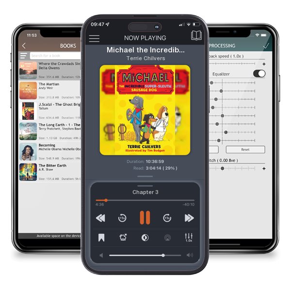 Download fo free audiobook Michael the Incredible Super-Sleuth Sausage Dog by Terrie Chilvers and listen anywhere on your iOS devices in the ListenBook app.