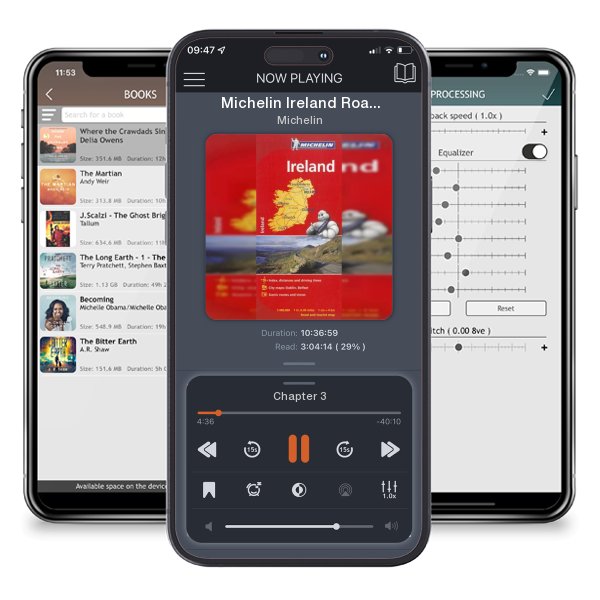 Download fo free audiobook Michelin Ireland Road and Tourist Map by Michelin and listen anywhere on your iOS devices in the ListenBook app.