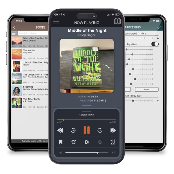 Download fo free audiobook Middle of the Night by Riley Sager and listen anywhere on your iOS devices in the ListenBook app.