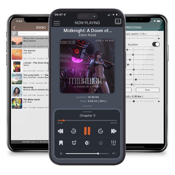 Download fo free audiobook Midknight: A Doom of Liches by Eden Redd and listen anywhere on your iOS devices in the ListenBook app.