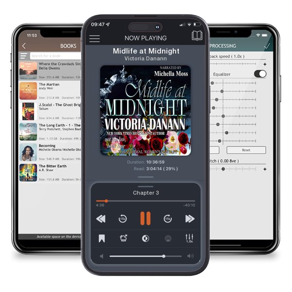 Download fo free audiobook Midlife at Midnight by Victoria Danann and listen anywhere on your iOS devices in the ListenBook app.