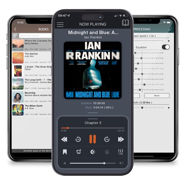 Download fo free audiobook Midnight and Blue: An Inspector Rebus Novel by Ian Rankin and listen anywhere on your iOS devices in the ListenBook app.