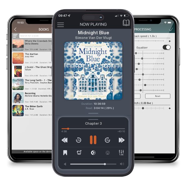 Download fo free audiobook Midnight Blue by Simone Van Der Vlugt and listen anywhere on your iOS devices in the ListenBook app.