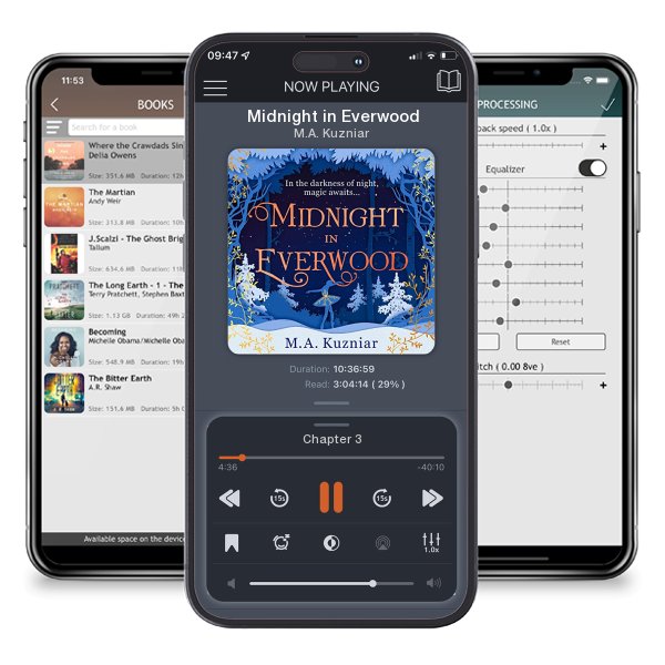 Download fo free audiobook Midnight in Everwood by M.A. Kuzniar and listen anywhere on your iOS devices in the ListenBook app.