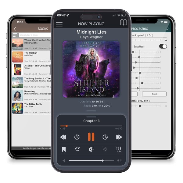 Download fo free audiobook Midnight Lies by Raye Wagner and listen anywhere on your iOS devices in the ListenBook app.