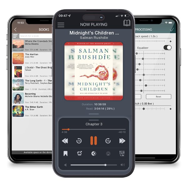 Download fo free audiobook Midnight's Children (Anniversary) by Salman Rushdie and listen anywhere on your iOS devices in the ListenBook app.