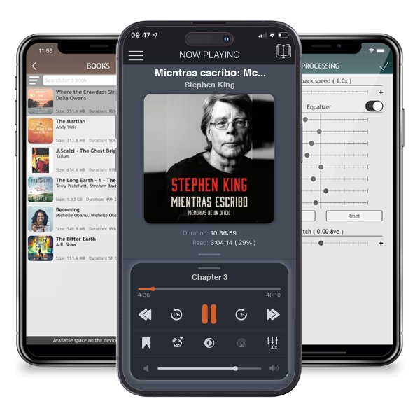 Descargar audiolibro gratis Mientras escribo: Memorias de un oficio / On Writing: A Memoir of the Craft by Stephen King y escuchar en cualquier lugar en sus dispositivos iOS en la aplicación ListenBook.