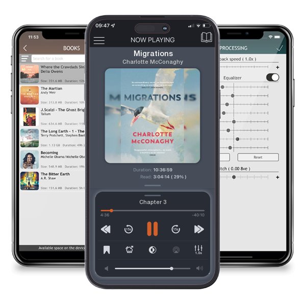 Download fo free audiobook Migrations by Charlotte McConaghy and listen anywhere on your iOS devices in the ListenBook app.