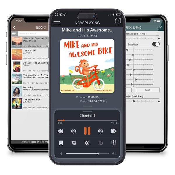 Download fo free audiobook Mike and His Awesome Bike by Julia Zheng and listen anywhere on your iOS devices in the ListenBook app.