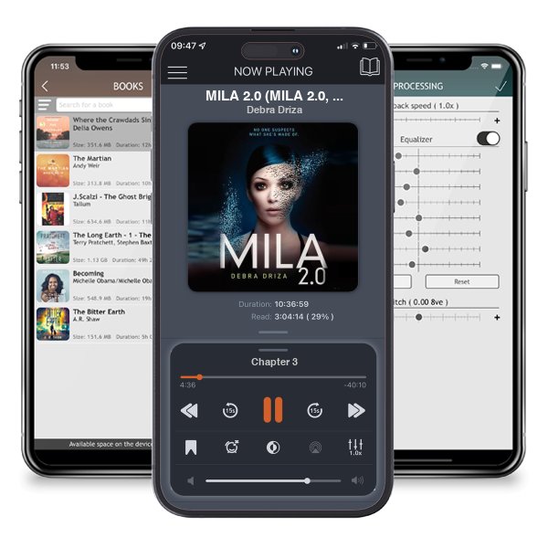 Download fo free audiobook MILA 2.0 (MILA 2.0, #1) by Debra Driza and listen anywhere on your iOS devices in the ListenBook app.