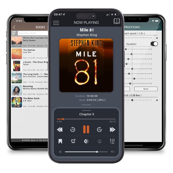 Download fo free audiobook Mile 81 by Stephen King and listen anywhere on your iOS devices in the ListenBook app.
