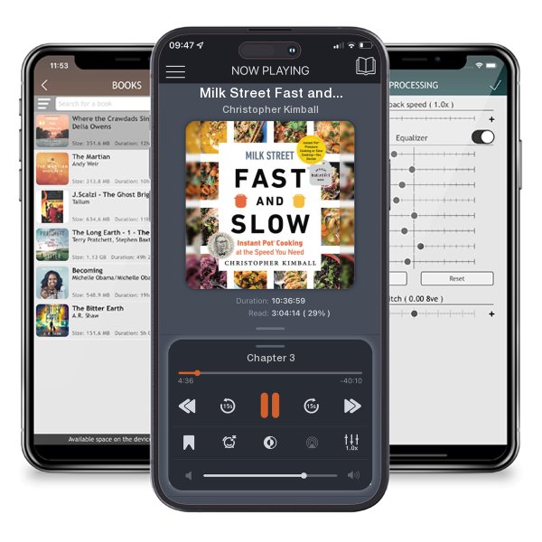 Download fo free audiobook Milk Street Fast and Slow: Instant Pot Cooking at the Speed... by Christopher Kimball and listen anywhere on your iOS devices in the ListenBook app.