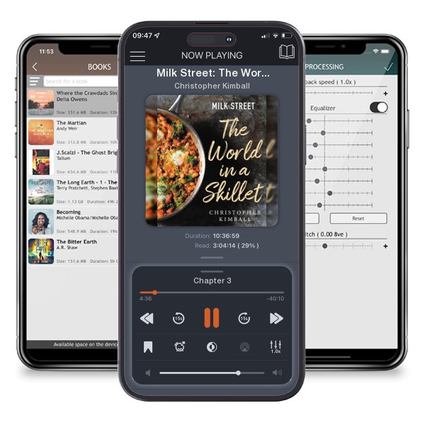 Download fo free audiobook Milk Street: The World in a Skillet by Christopher Kimball and listen anywhere on your iOS devices in the ListenBook app.