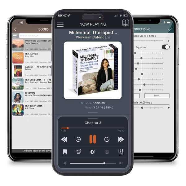 Download fo free audiobook Millennial Therapist Page-A-Day Calendar 2024: Daily Insights and Wisdom for Living Your Best Life (Calendar) by Workman Calendars and listen anywhere on your iOS devices in the ListenBook app.