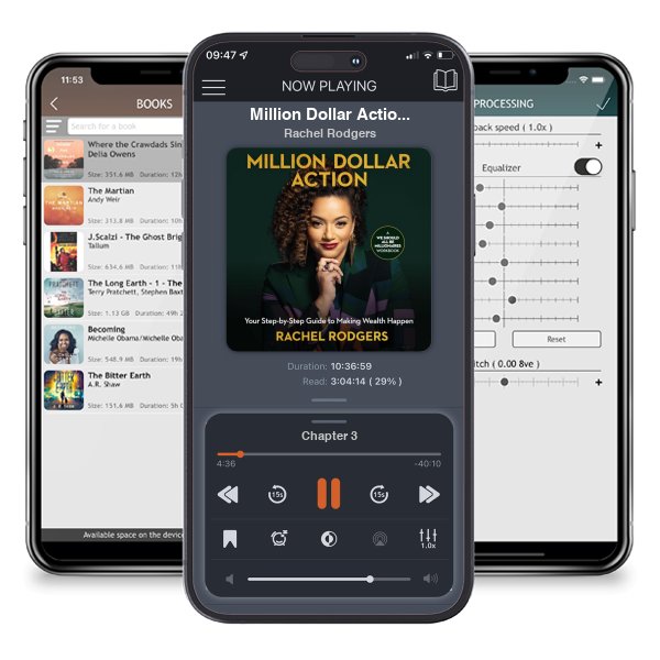 Download fo free audiobook Million Dollar Action: Your Step-by-Step Guide to Making Wealth Happen by Rachel Rodgers and listen anywhere on your iOS devices in the ListenBook app.