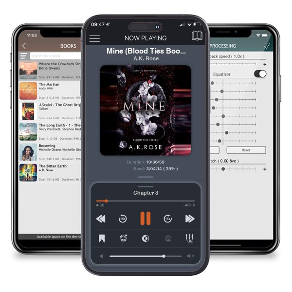 Download fo free audiobook Mine (Blood Ties Book 1) by A.K. Rose and listen anywhere on your iOS devices in the ListenBook app.
