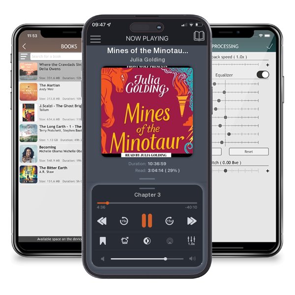 Download fo free audiobook Mines of the Minotaur by Julia Golding and listen anywhere on your iOS devices in the ListenBook app.