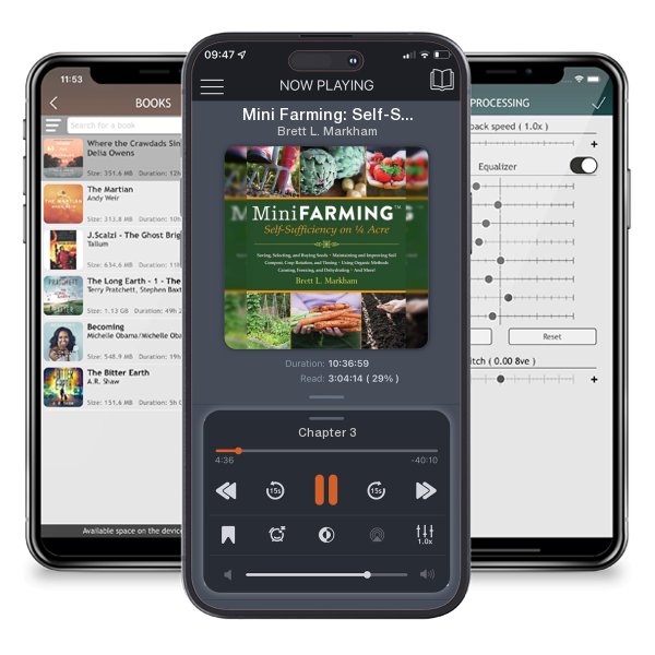 Download fo free audiobook Mini Farming: Self-Sufficiency on 1/4 Acre by Brett L. Markham and listen anywhere on your iOS devices in the ListenBook app.