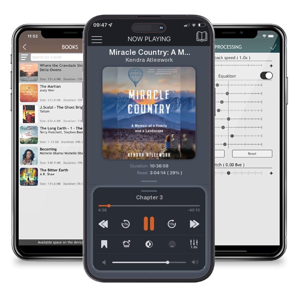 Download fo free audiobook Miracle Country: A Memoir of a Family and a Landscape by Kendra Atleework and listen anywhere on your iOS devices in the ListenBook app.