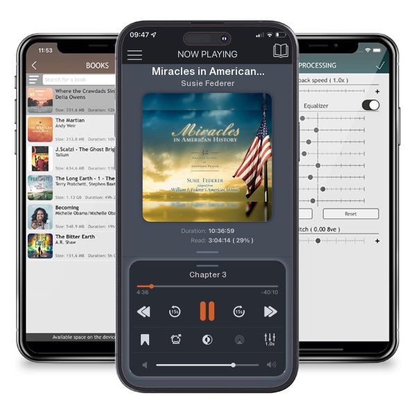 Download fo free audiobook Miracles in American History: 32 Amazing Stories of Answered Prayer by Susie Federer and listen anywhere on your iOS devices in the ListenBook app.