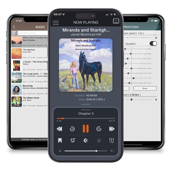 Download fo free audiobook Miranda and Starlight by Janet Muirhead Hill and listen anywhere on your iOS devices in the ListenBook app.
