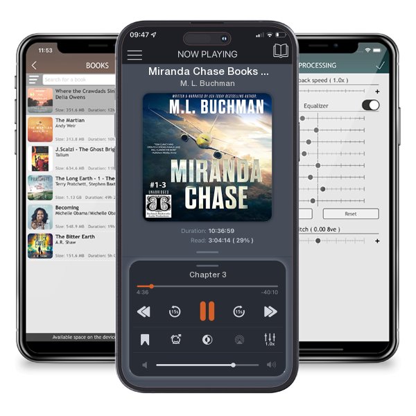 Download fo free audiobook Miranda Chase Books 1-3 by M. L. Buchman and listen anywhere on your iOS devices in the ListenBook app.