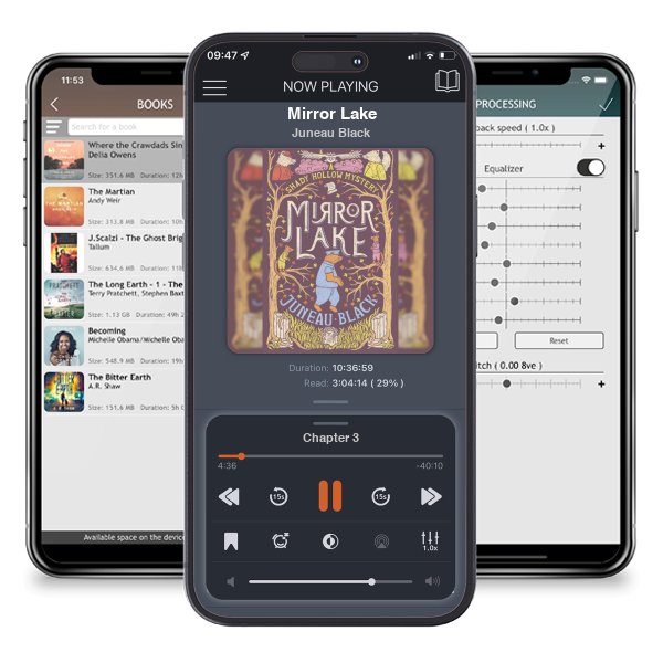 Download fo free audiobook Mirror Lake by Juneau Black and listen anywhere on your iOS devices in the ListenBook app.