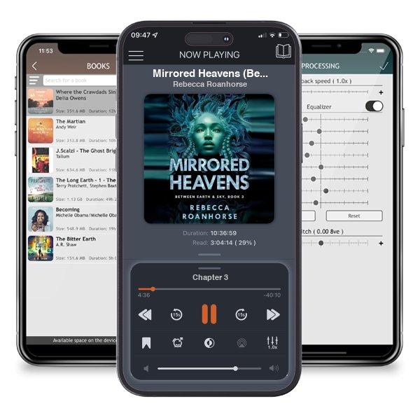Download fo free audiobook Mirrored Heavens (Between Earth and Sky, #3) by Rebecca Roanhorse and listen anywhere on your iOS devices in the ListenBook app.
