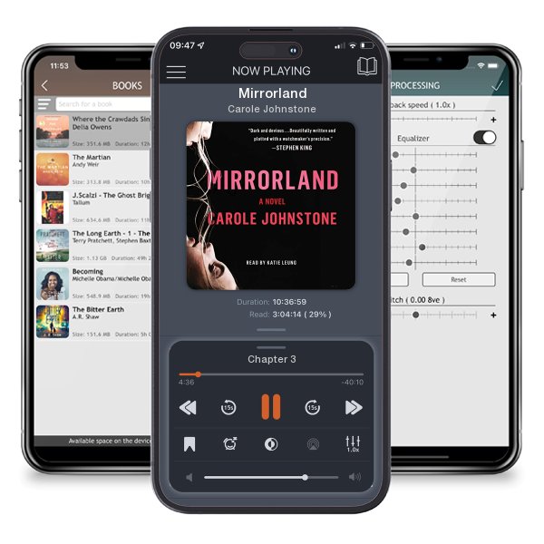 Download fo free audiobook Mirrorland by Carole Johnstone and listen anywhere on your iOS devices in the ListenBook app.