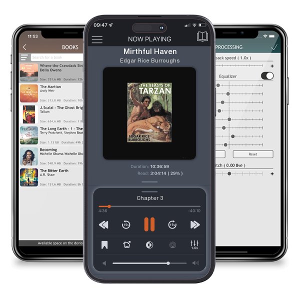 Download fo free audiobook Mirthful Haven by Edgar Rice Burroughs and listen anywhere on your iOS devices in the ListenBook app.