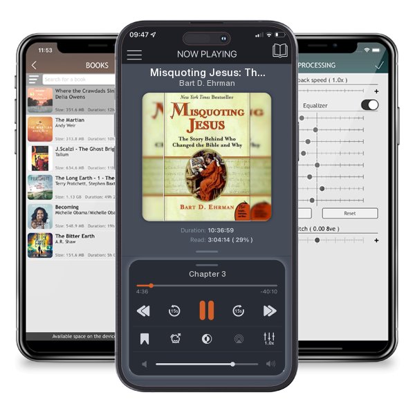 Download fo free audiobook Misquoting Jesus: The Story Behind Who Changed the Bible and Why by Bart D. Ehrman and listen anywhere on your iOS devices in the ListenBook app.