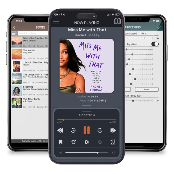 Download fo free audiobook Miss Me with That by Rachel Lindsay and listen anywhere on your iOS devices in the ListenBook app.