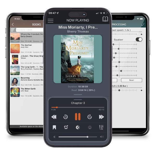 Download fo free audiobook Miss Moriarty, I Presume? by Sherry Thomas and listen anywhere on your iOS devices in the ListenBook app.