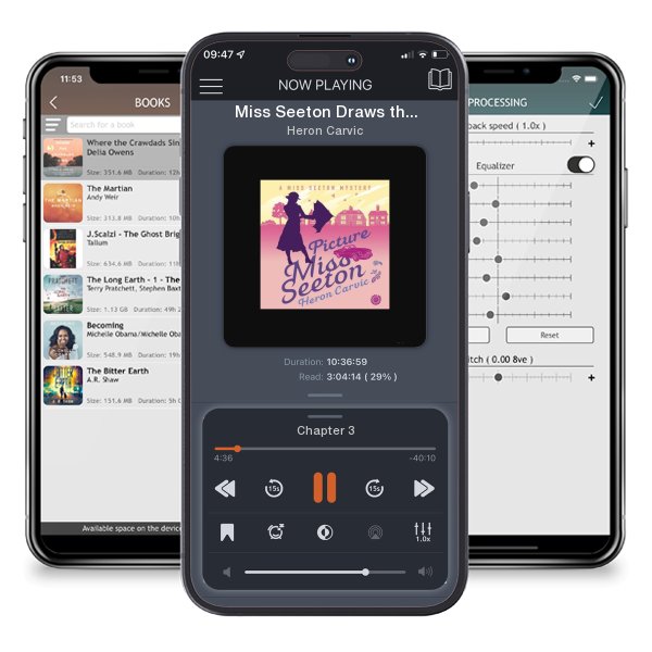 Download fo free audiobook Miss Seeton Draws the Line by Heron Carvic and listen anywhere on your iOS devices in the ListenBook app.