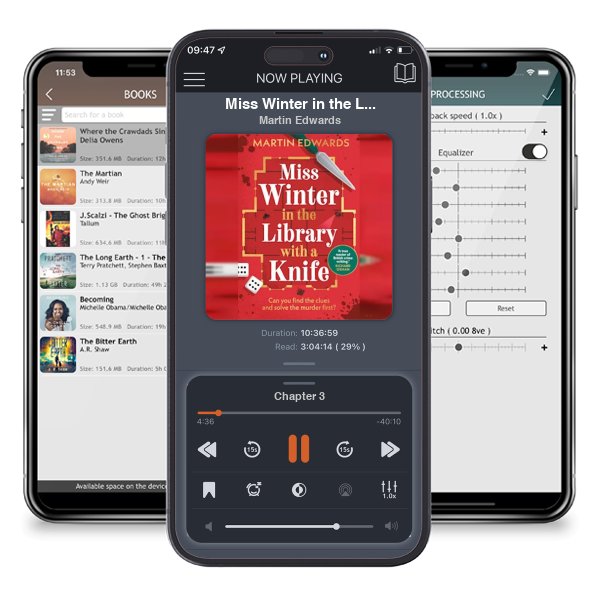 Download fo free audiobook Miss Winter in the Library with a Knife by Martin Edwards and listen anywhere on your iOS devices in the ListenBook app.