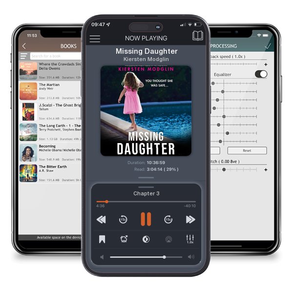 Download fo free audiobook Missing Daughter by Kiersten Modglin and listen anywhere on your iOS devices in the ListenBook app.