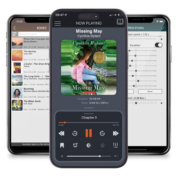 Download fo free audiobook Missing May by Cynthia Rylant and listen anywhere on your iOS devices in the ListenBook app.
