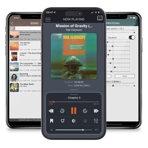 Download fo free audiobook Mission of Gravity (Mesklin #1) by Hal Clement and listen anywhere on your iOS devices in the ListenBook app.