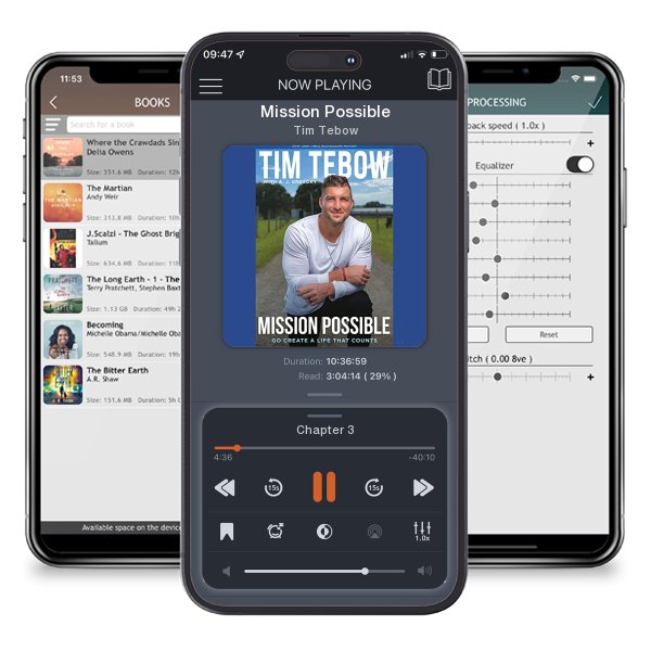 Download fo free audiobook Mission Possible by Tim Tebow and listen anywhere on your iOS devices in the ListenBook app.