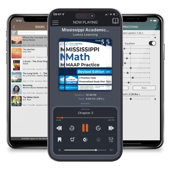 Download fo free audiobook Mississippi Academic Assessment Program Test Prep: 5th Grade Math Practice Workbook and Full-length Online Assessments: MAAP Study Guide by Lumos Learning and listen anywhere on your iOS devices in the ListenBook app.