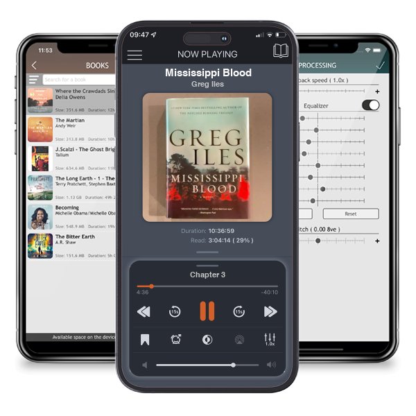 Download fo free audiobook Mississippi Blood by Greg Iles and listen anywhere on your iOS devices in the ListenBook app.