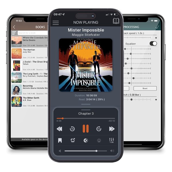 Download fo free audiobook Mister Impossible by Maggie Stiefvater and listen anywhere on your iOS devices in the ListenBook app.