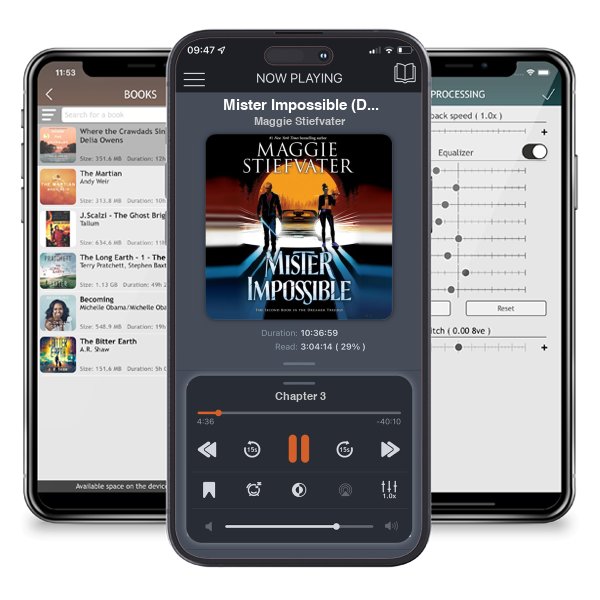 Download fo free audiobook Mister Impossible (Dreamer Trilogy, #2) by Maggie Stiefvater and listen anywhere on your iOS devices in the ListenBook app.