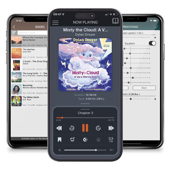 Download fo free audiobook Misty the Cloud: A Very Stormy Day by Dylan Dreyer and listen anywhere on your iOS devices in the ListenBook app.