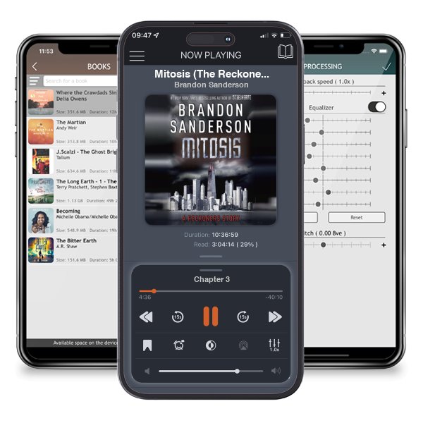 Download fo free audiobook Mitosis (The Reckoners, #1.5) by Brandon Sanderson and listen anywhere on your iOS devices in the ListenBook app.