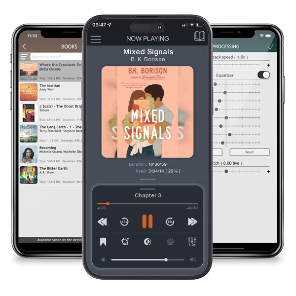 Download fo free audiobook Mixed Signals by B. K. Borison and listen anywhere on your iOS devices in the ListenBook app.