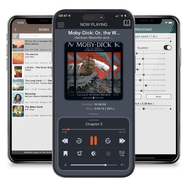 Download fo free audiobook Moby-Dick: Or, the Whale (Penguin Classics Deluxe Edition) by Herman Melville and Tony Millionaire and listen anywhere on your iOS devices in the ListenBook app.